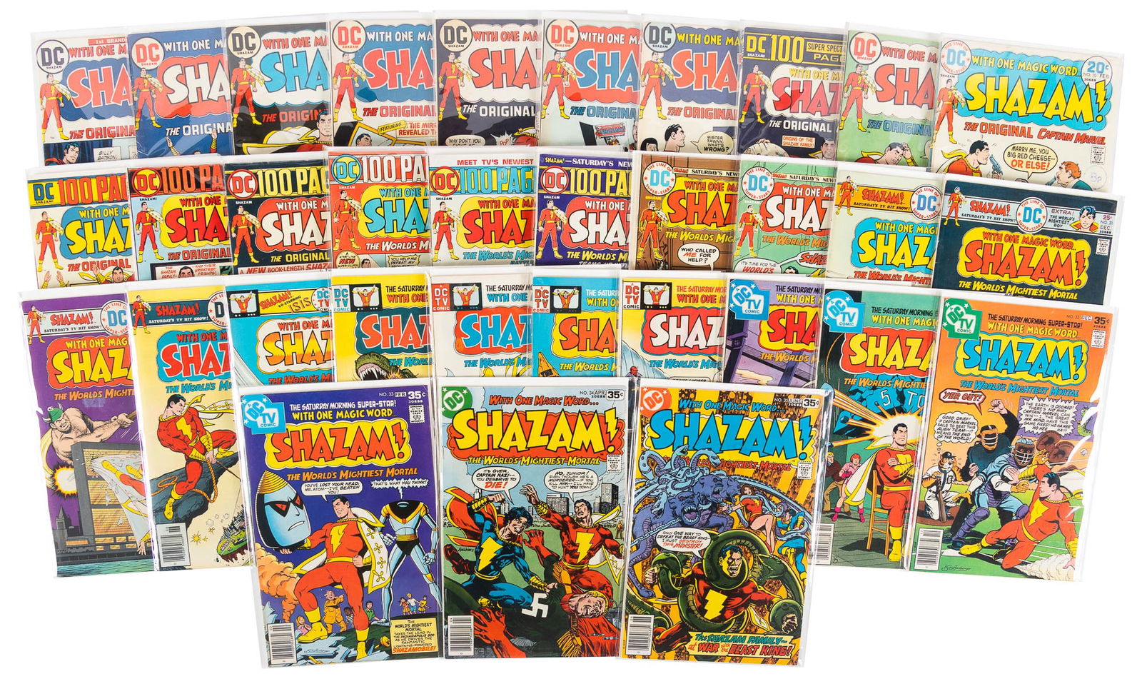 SHAZAM! #s 1-35 * F/VF * 35 Comics * Full Run (1 of 1)