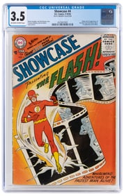 SHOWCASE #4 * CGC 3.5 * 1st Silver Age FLASH * DC Universe Collection