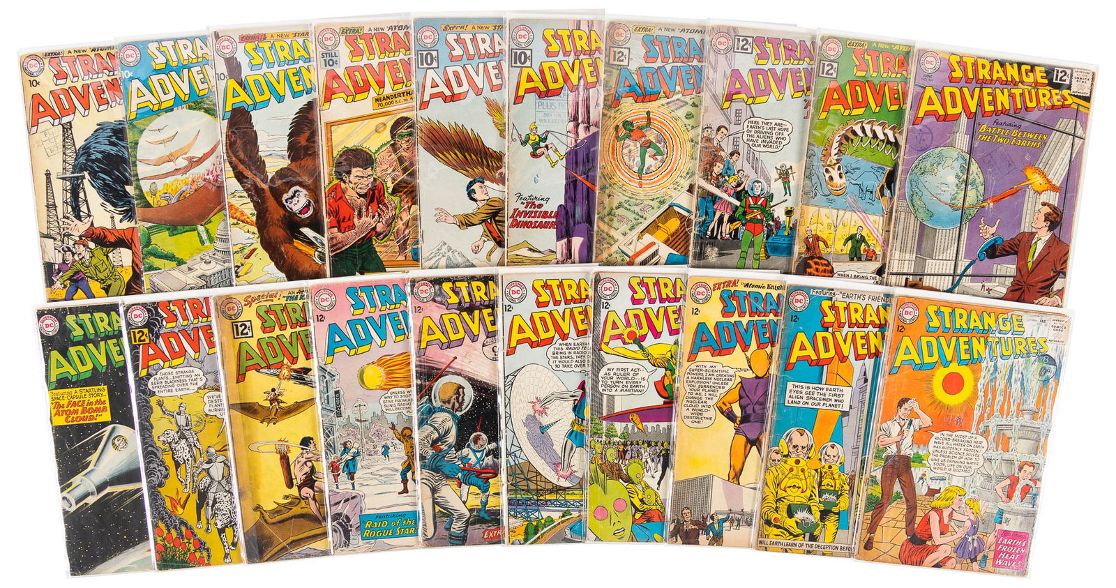 STRANGE ADVENTURES * Lot of 20 Comics * 1960s (1 of 1)