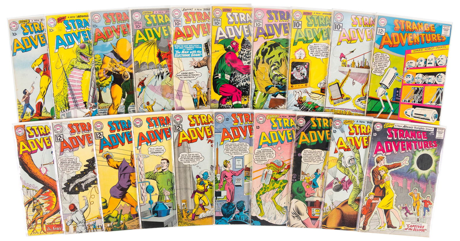 STRANGE ADVENTURES * Lot of 20 Comics * 1960s (1 of 1)