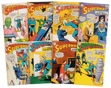 SUPERMAN #s 167, 170, 172-177 * Lot of 8 Comics