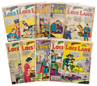 SUPERMAN'S GIRL FRIEND LOIS LANE #s 38-47 * Lot of 10 Comics