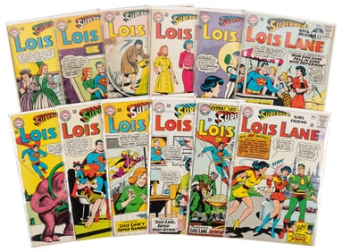 SUPERMAN'S GIRL FRIEND LOIS LANE #s 48-59 * Lot of 12 Comics