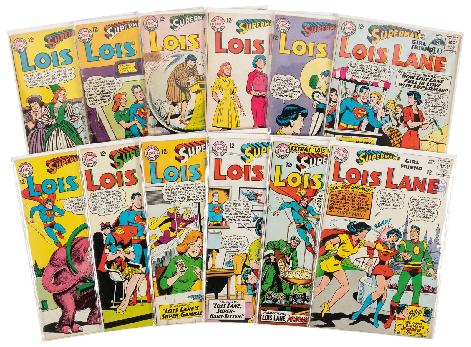 SUPERMAN'S GIRL FRIEND LOIS LANE #s 48-59 * Lot of 12 Comics (1 of 1)