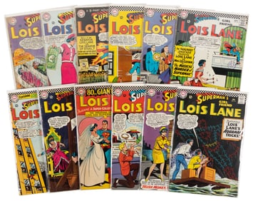 SUPERMAN'S GIRL FRIEND LOIS LANE #s 60-69, 71, 72 * Lot of 12 Comics