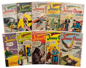SUPERMAN'S PAL JIMMY OLSEN #s 17-26 * Lot of 10 Comics