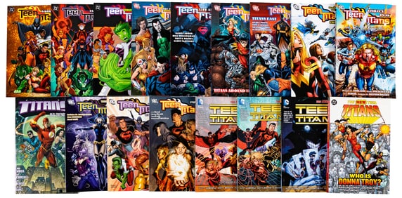 Teen Titans collected editions including Vol. 3, New 52, Who is Donna Troy?