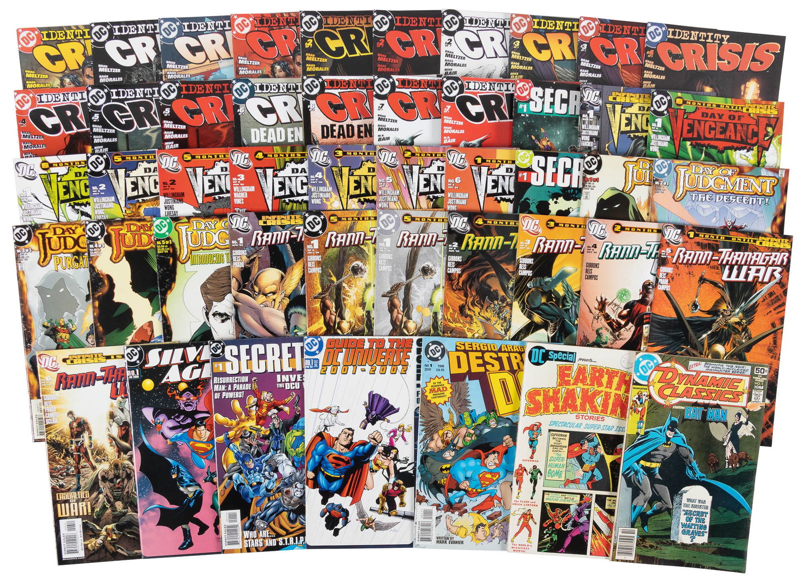 47 special and event issues including Secret Files & Origins, Rann-Thanagar War, Day of Vengeance (1 of 1)