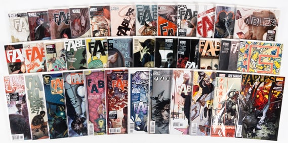 70 volumes of Vertigo Fables including Jack of Fables