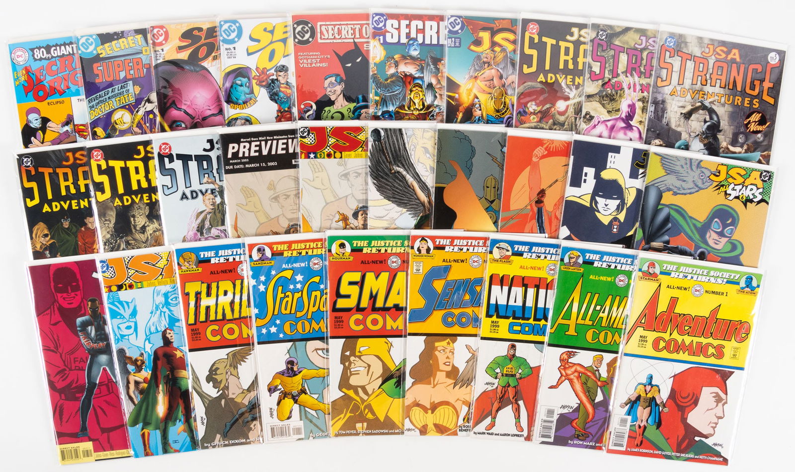 29 issue assortment of All-New Number 1, JSA, and Secret Origins (1 of 1)