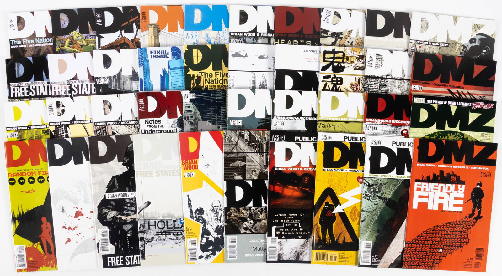 Large selection of DMZ from Vertigo (1 of 3)