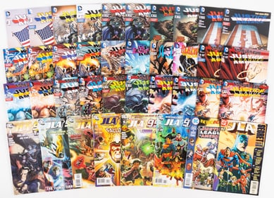 39 issues of Justice League of America, The Ninety-Nine, plus extras