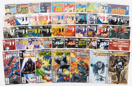 Collection of Justice Society of America comics