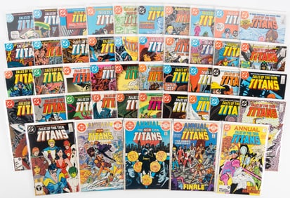 45 issues of Tales of the Teen Titans plus annuals