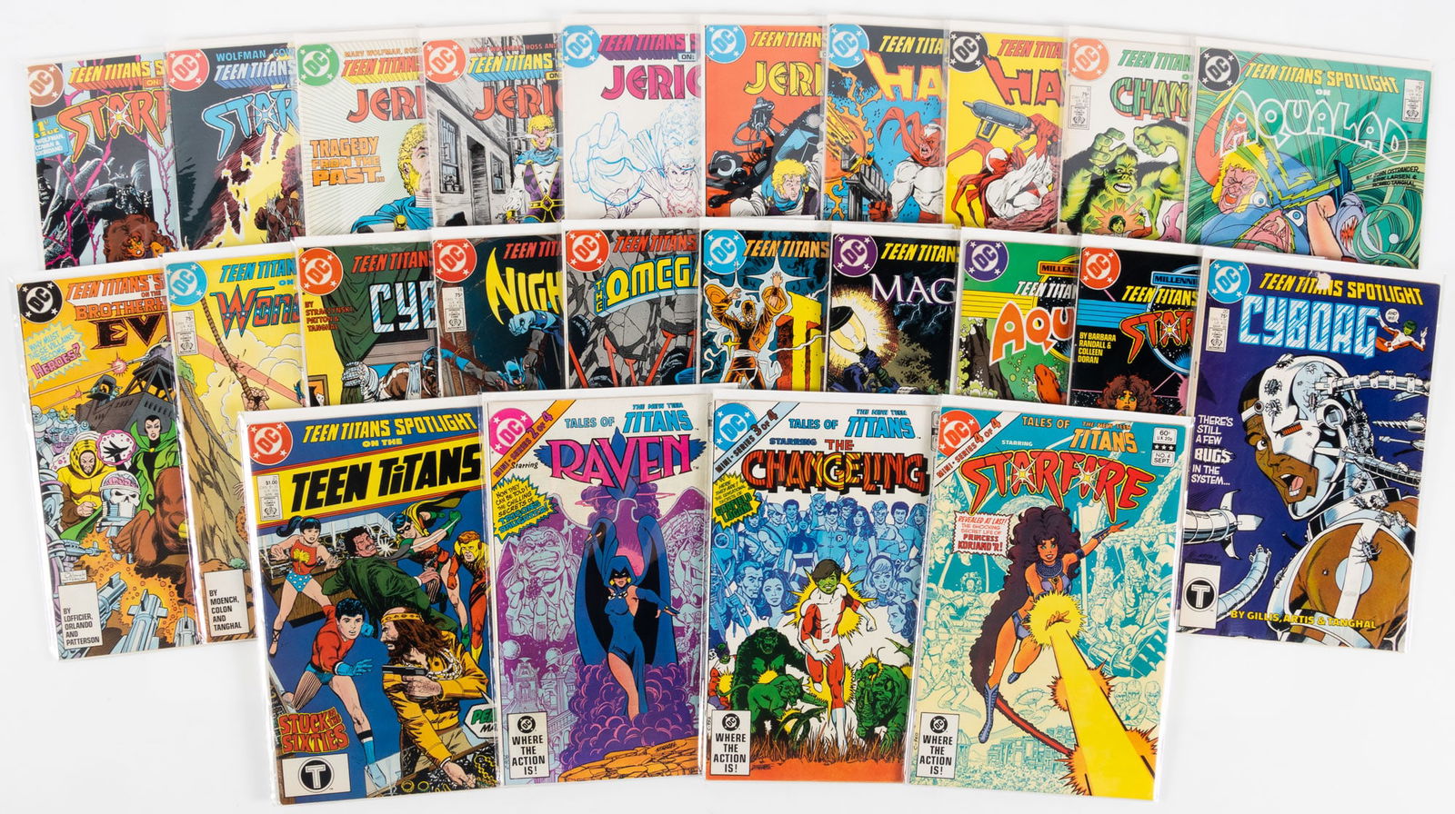 25 issues of Teen Titans Spotlight plus Tales of the New Teen Titans (1 of 1)