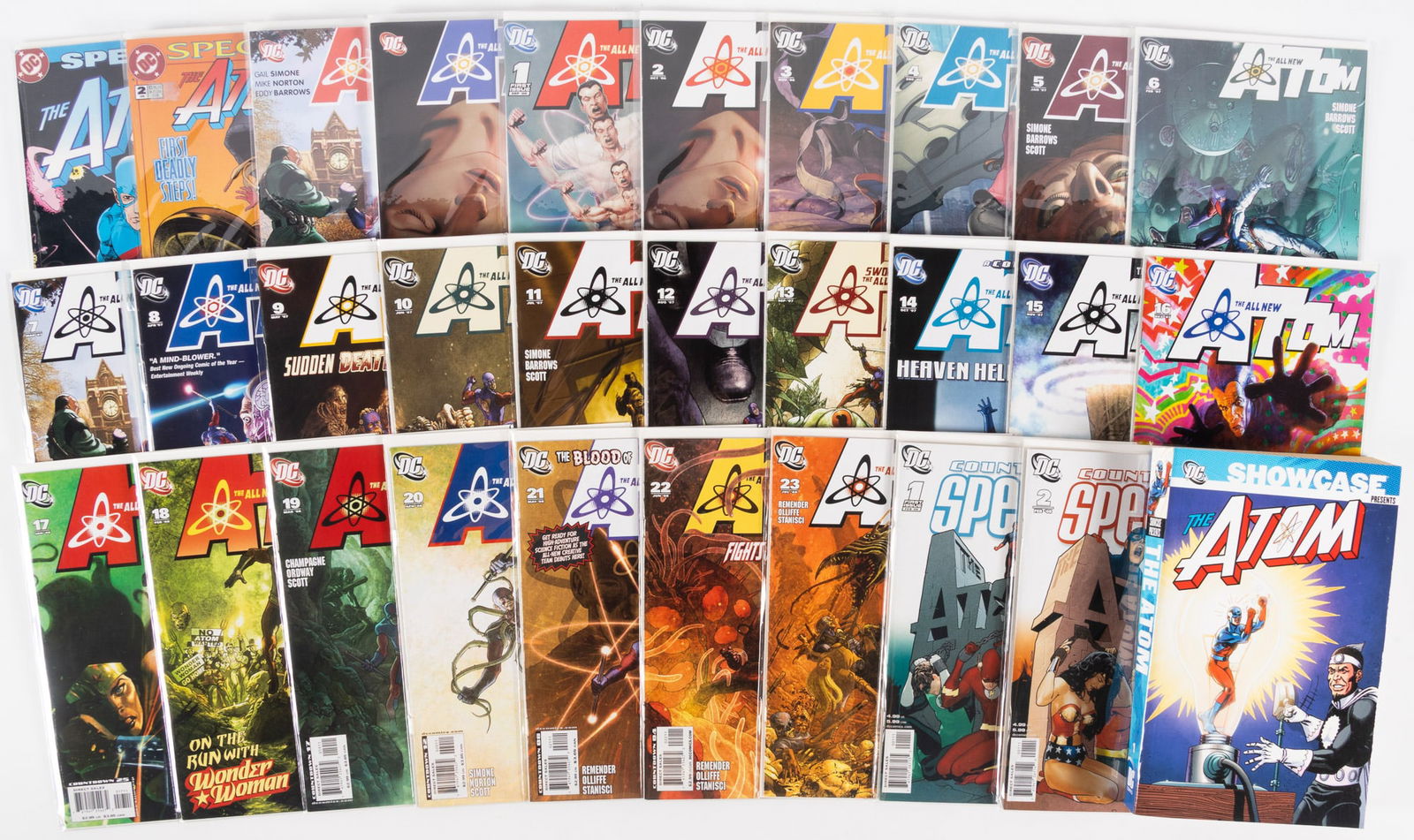 30 issues of The All New Atom including The Atom Special and trade paperbacks (1 of 1)