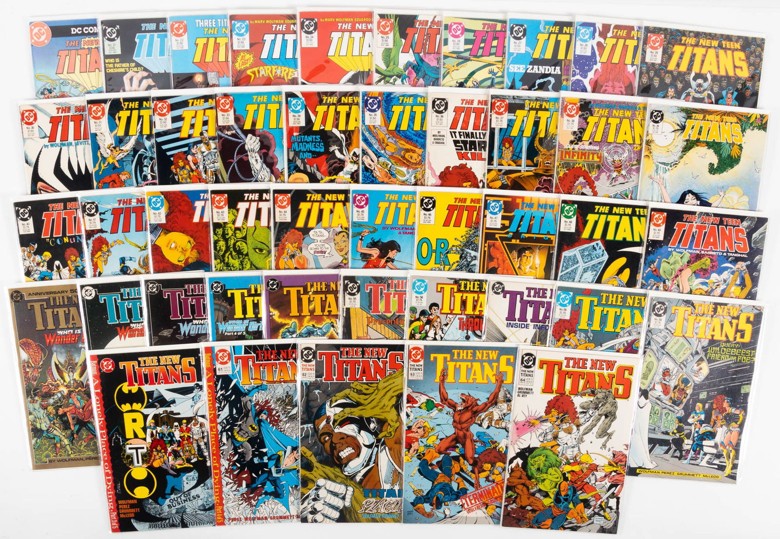 90 issues of The New Teen Titans Vol. 2 (1 of 2)