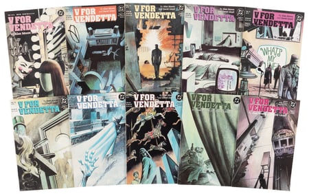 Complete run of 1988 V for Vendetta