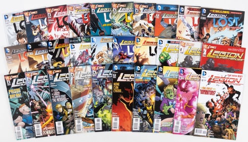 65 issues of Legion of Super-Heroes Vol. 6, Vol. 7, Legion Lost