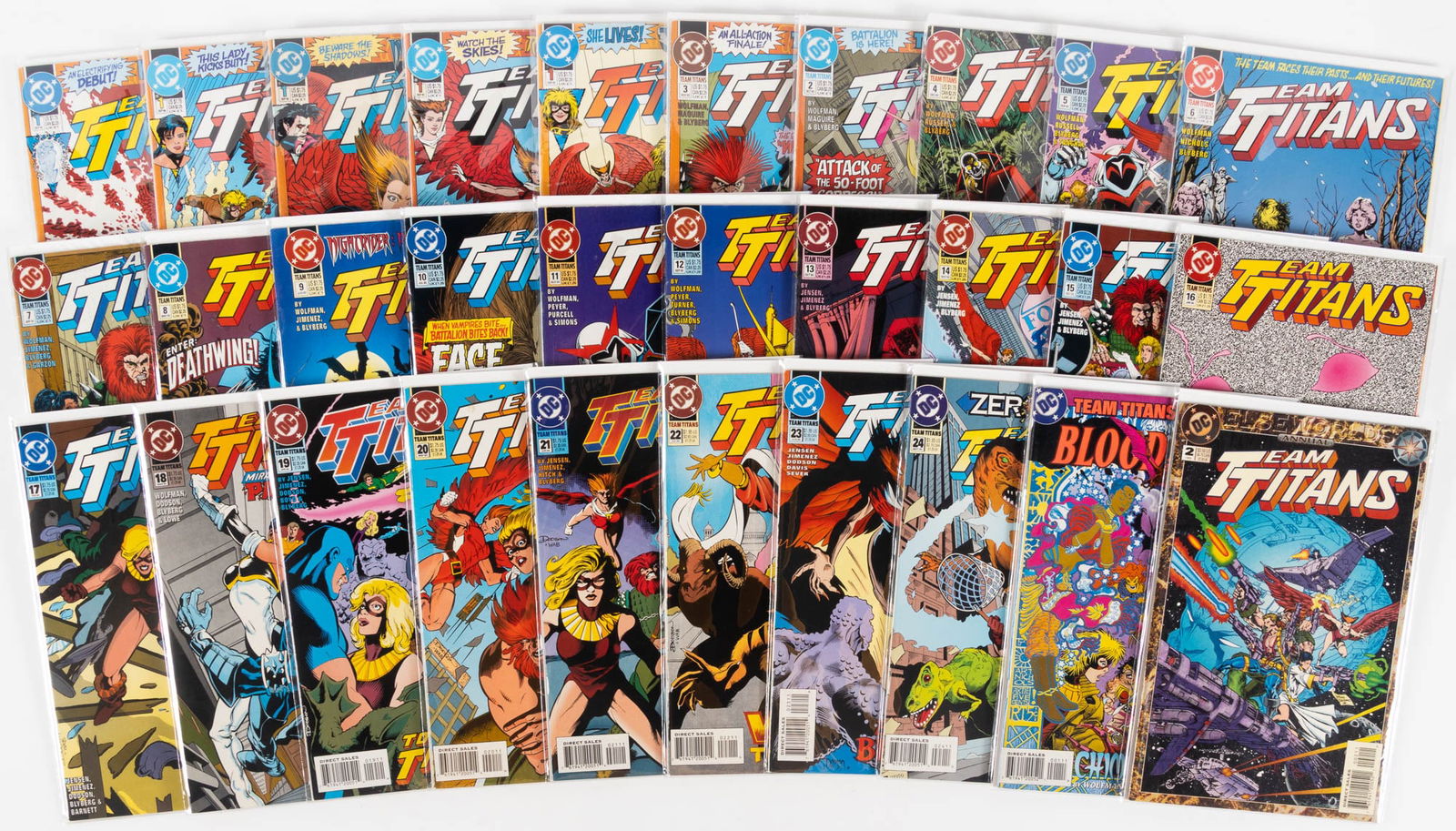 30 issues of Team Titans with annuals (1 of 1)