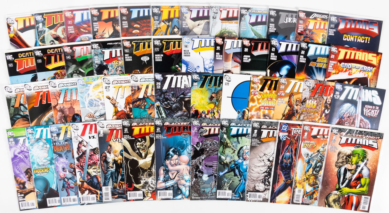 49 issues of Titans Vol. 2 with Blackest Night and one shots (1 of 1)