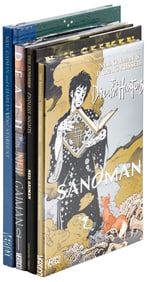 Neil Gaiman Vertigo hardcovers including Stardust, Death, and The Sandman