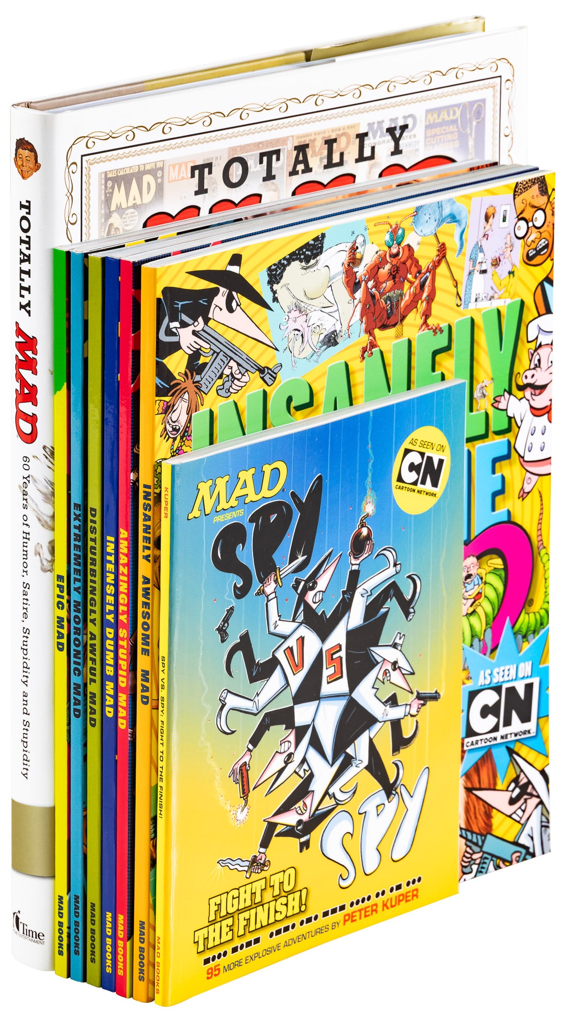 Nine MAD collected editions including Totally MAD, Insanely Awesome MAD, and Fight to the Finish (1 of 1)