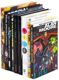 Nine volumes of DC art and film production including DC Comics Covergirls, Solo, The Dark Knight
