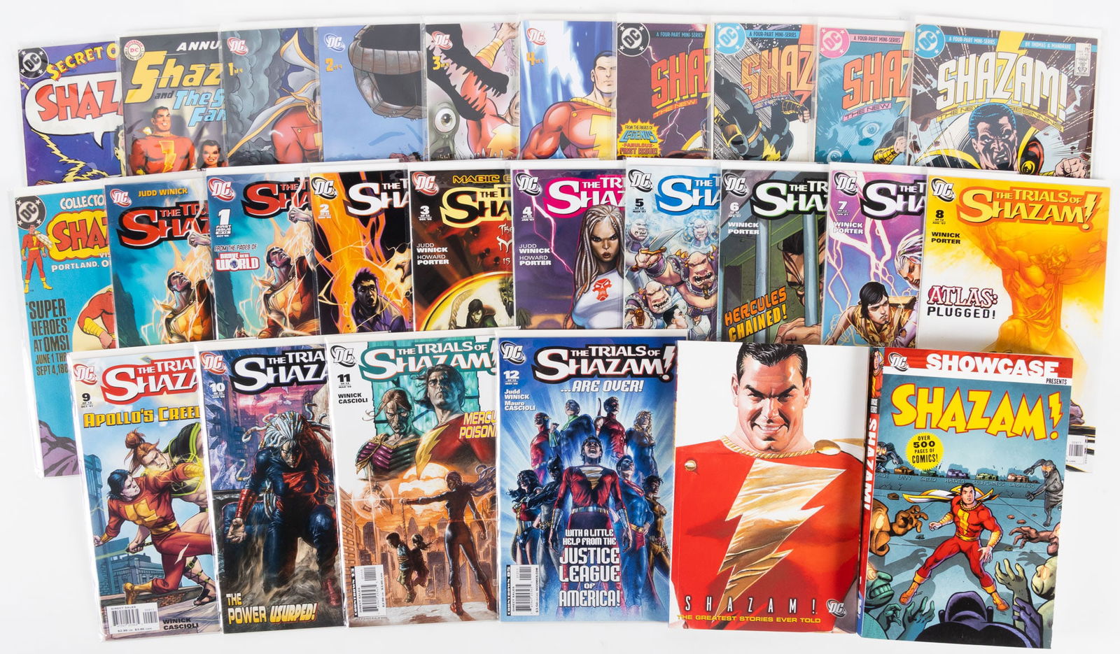 25 issues of Shazam including The Trials of Shazam, The Monster Society of Evil (1 of 1)