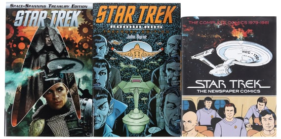 Star Trek: The Newspaper Comics with two Treasury Editions