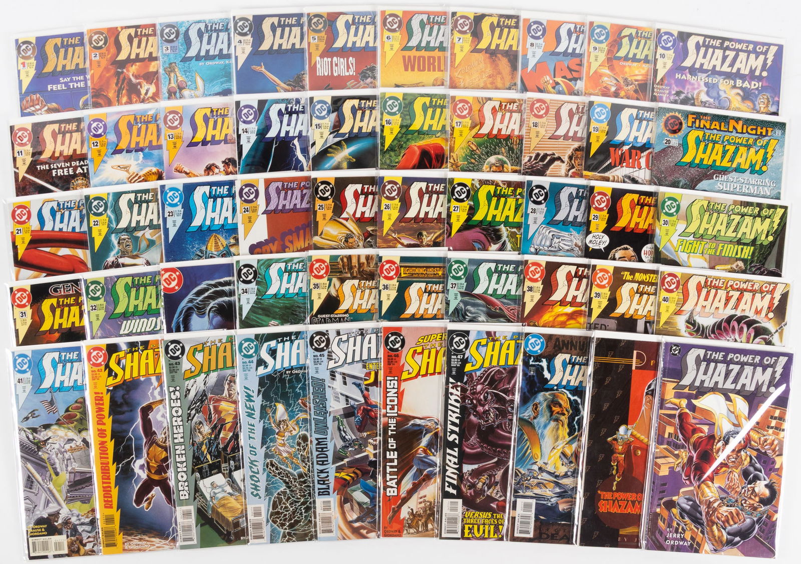 50 issues of The Power of Shazam! and extras (1 of 1)