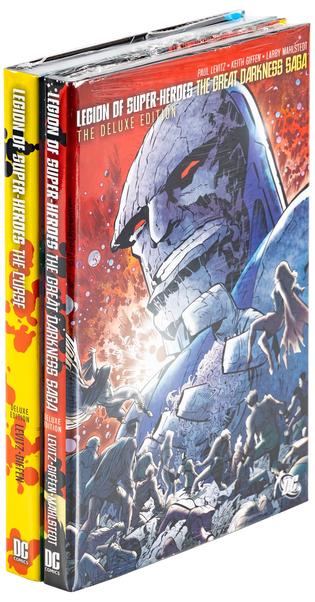 Two volumes of Legion of Super-Heroes: The Deluxe Edition (1 of 1)