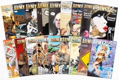 36 issues of limited series including Tom Strong, Doom Patrol, Army@Love