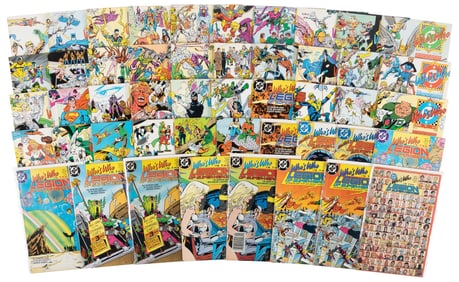 42 issues of Who's Who: The Definitive Directory of the DC Universe, Legion of Super-Heroes, and