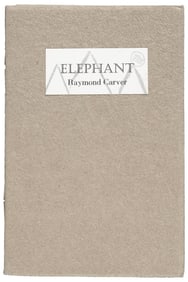 Elephant signed by Raymond Carver 1/200