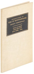 Hemingway's Intro. to Kiki of Montparnasse - rare