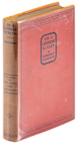 Somerset Maugham On a Chinese Screen 1st in dj