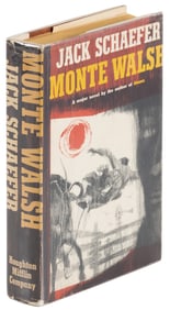 Monte Walsh by Jack Schaefer, 1st edition