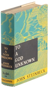 Steinbeck To a God Unknown - rare 2nd state British jacket