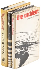 Three by Elie Wiesel, two signed by the author