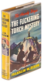 Hardy Boys #22 Flickering Torch 1st ed