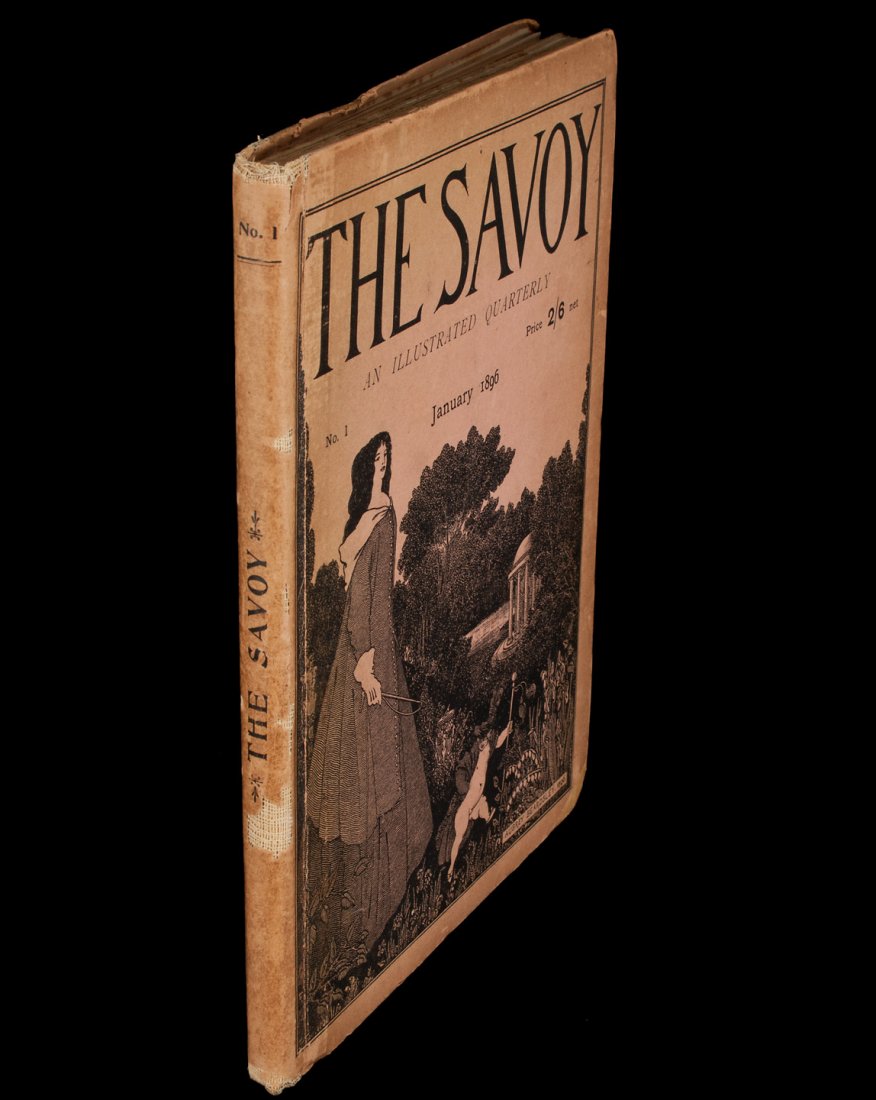 Aubrey Beardsley The Savoy No. 1 1896: Title: The Savoy: An Illustrated Quarterly. No. 1, January, 1896 Author: ** Description: Issue No. 1 only (of eventually 8). Illustrations by Aubrey Beardsley and others. (4to) original pictorial boar