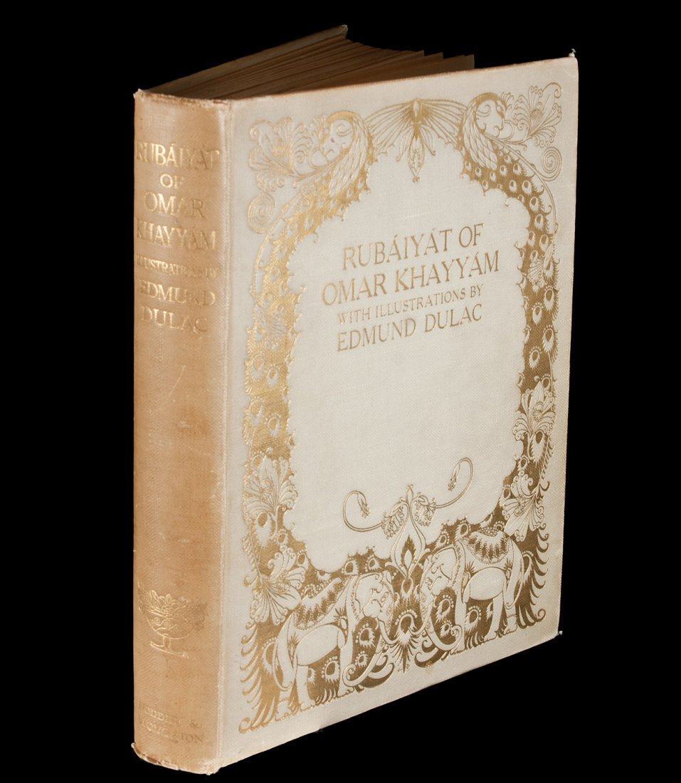 Rubáiyát of Omar Khayyám Dulac Illustrations: Title: Rubáiyát of Omar Khayyám Author: Omar Khayyám Description: Rendered into English Verse by Edward Fitzgerald. Illustrated with 20 tipped-in color plates by Edmund Dulac, decoratively bordere