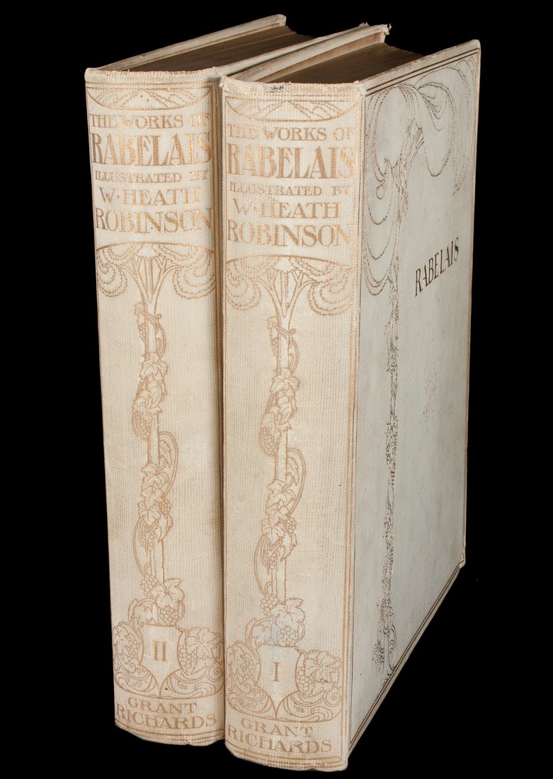 Works of Rabelais Illustrated William H. Robinson: Title: The Works of Mr. Francis Rabelais Doctor in Physick, Containing Five Books of the Lives, Heroick Deeds & Sayings of Gargantua and his sonne Pantagruel Author: Rabelais, Francois Description: 2 