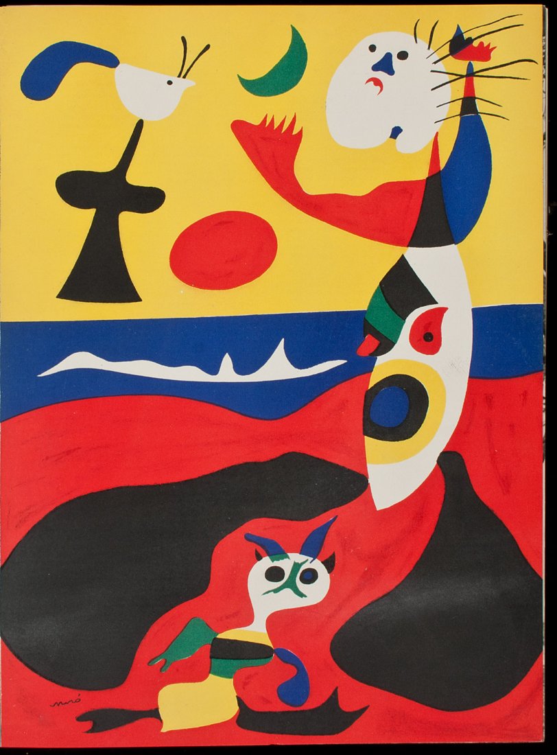 Verve Number 3 Chagall, Miro, Klee &c.: Title: Verve: An Artistic and Literary Quarterly No. 3 Author: Tériade, E., editor Description: 124 pp. Four color lithographs by Marc Chagall, Joan Miro, Abraham Rattner, & Paul Klee; six color lith