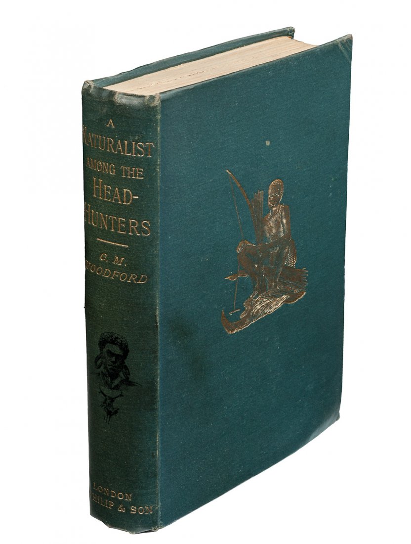 A Naturalist Among the Head-Hunters: Title: A Naturalist Among the Head-Hunters. Being an account of three visits to the Solomon Islands in the Years 1886, 1887, and 1888 Author: Woodford, Charles Morris Description: xii, 249, +[8] ad pp