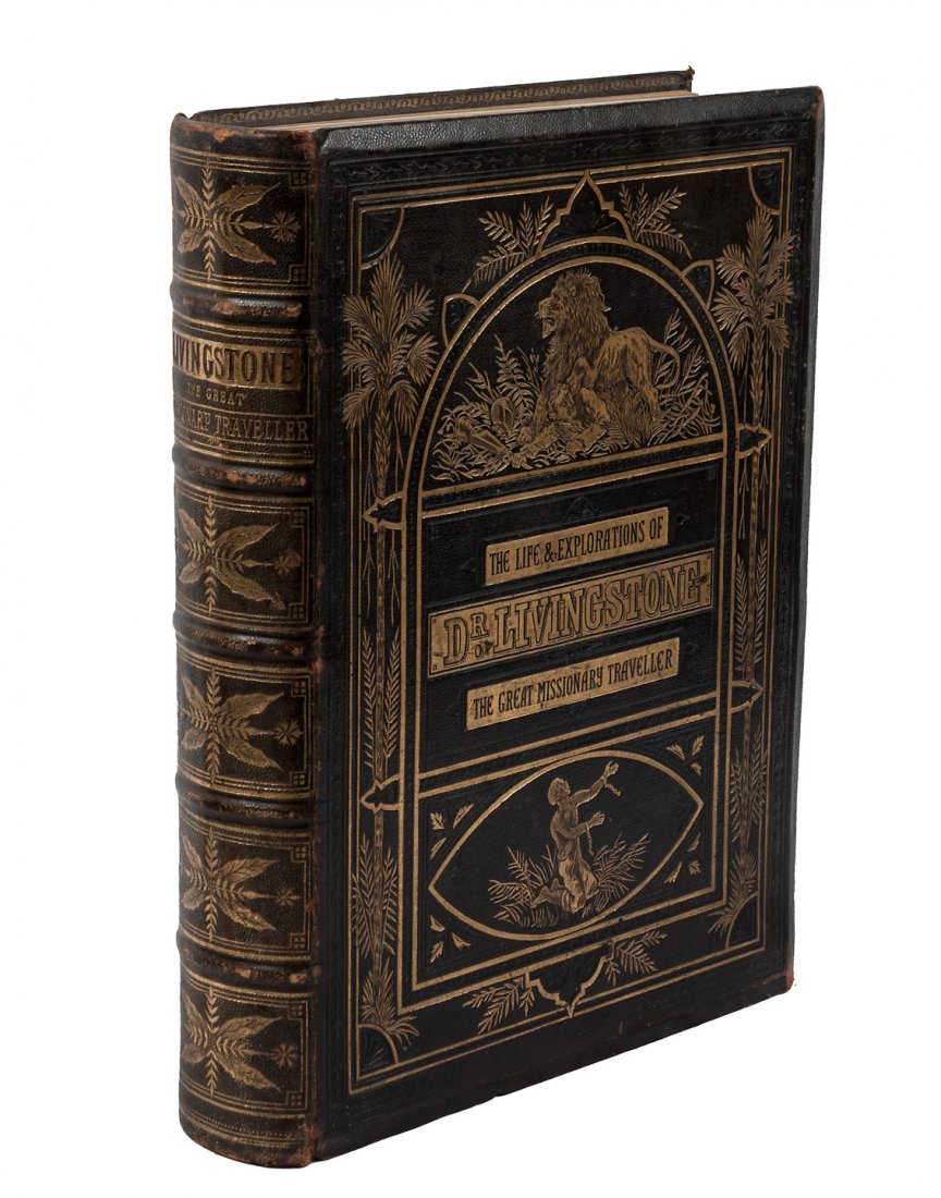 Life & Explorations of David Livingstone deluxe: Title: The Life and Explorations of David Livingstone, LL.D. Carefully Compiled from Reliable Sources Author: [Roberts, John S., Compiler] Description: viii, 702 pp. Additional chromolithograph title 