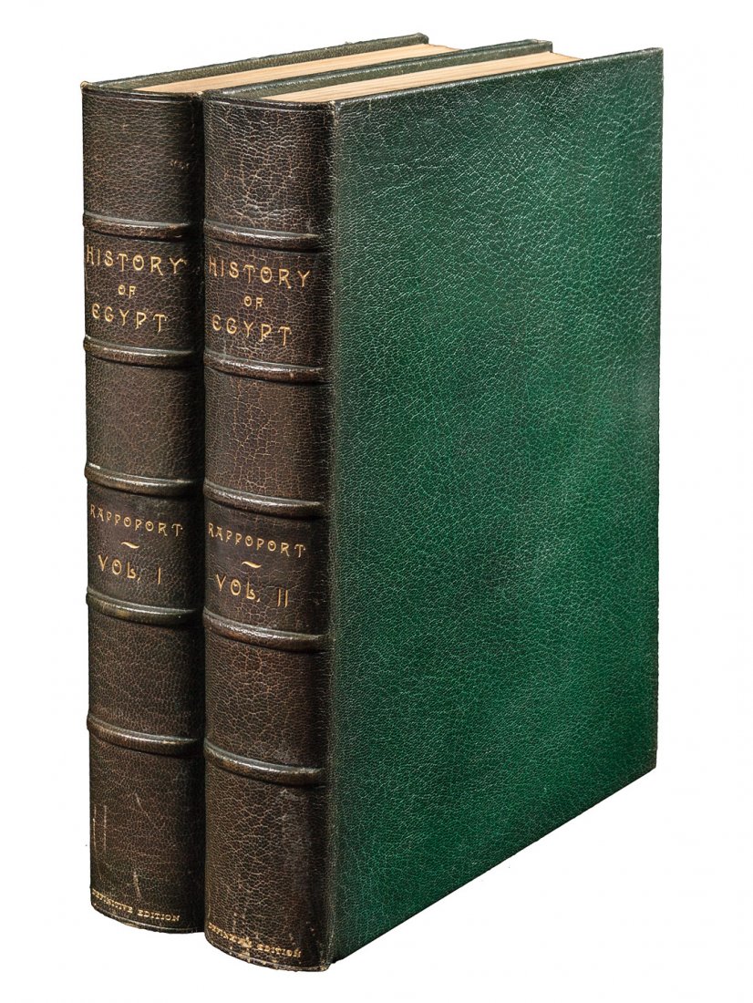 History of Egypt Finely Bound: Title: History of Egypt, From 330 B.C. to the Present Time Author: Rappoport, S. Description: Volumes 1 & 2 only (of 3 by Rappoport, from a 12 volumes set, the other 9 volumes of which were by Gaston 