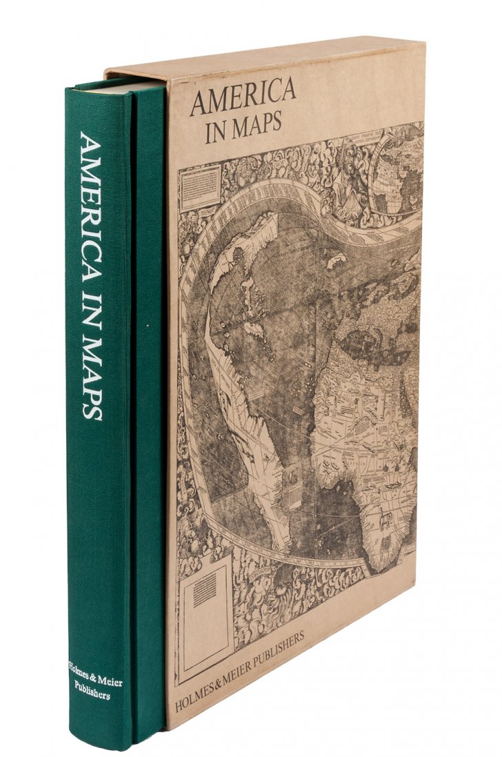 America in Maps, Dating from 1500 to 1856: Title: America in Maps, Dating from 1500 to 1856 Author: Klemp, Egon, editor Description: Reproductions of map, including color. 51x35 cm (20x13¾") green cloth, decorative slipcase. No. 478 of 1200 c