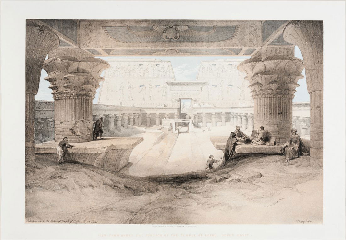 Folio lithos of Egypt by David Roberts: Title: Title-page, three full-page lithographs, and two half-page lithographs from the folio edition of David Roberts' Egypt & Nubia Author: Roberts, David Description: Includes: * Pictorial title-pag